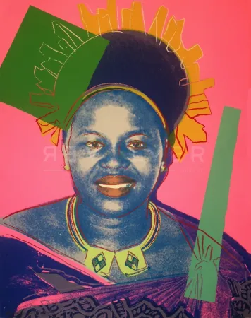 丝网印刷 Warhol - Queen Ntombi Twala of Swaziland TP (FS IIB.346)