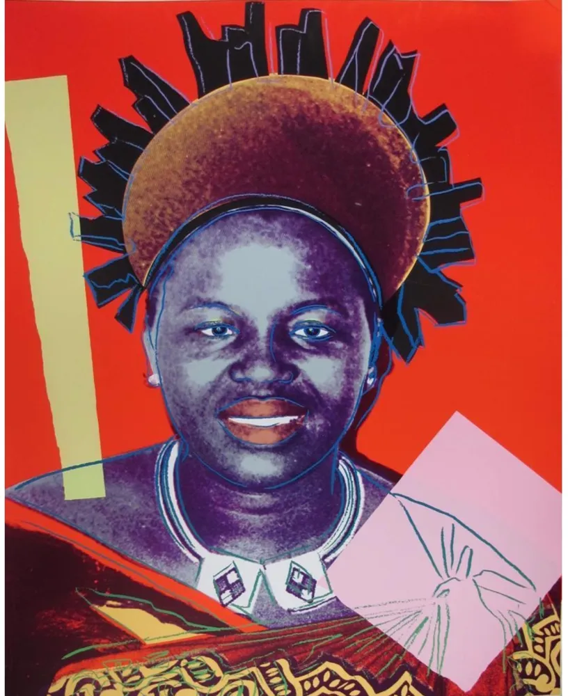 丝网印刷 Warhol - Reigning Queens: Queen Ntombi Twala of Swaziland