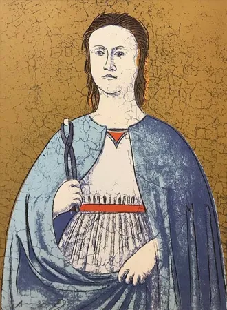 丝网印刷 Warhol - SAINT APOLLONIA FS II.332