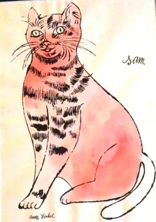 石版画 Warhol - Sam - Pink
