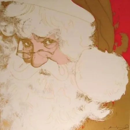 丝网印刷 Warhol - Santa Claus