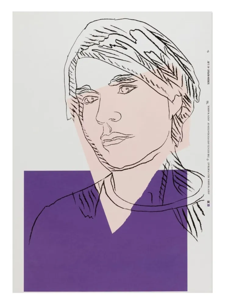 丝网印刷 Warhol - Self-Portrait