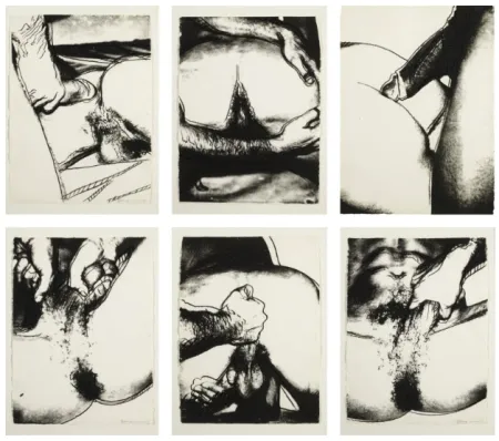 丝网印刷 Warhol - Sex Parts Complete Portfolio 