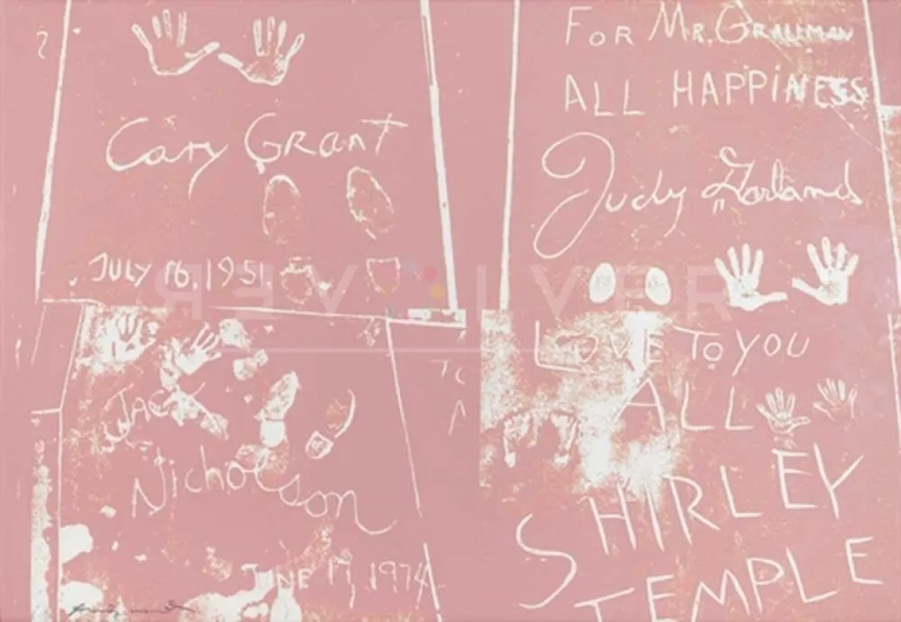 丝网印刷 Warhol - Sidewalk (FS II.304) 