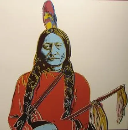 丝网印刷 Warhol - Sitting Bull