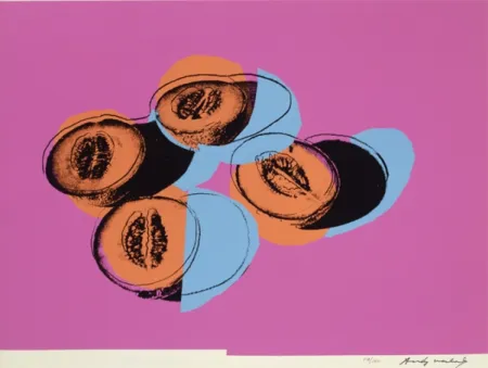 丝网印刷 Warhol - Space Fruit: Cantaloupes II (FS II.198)