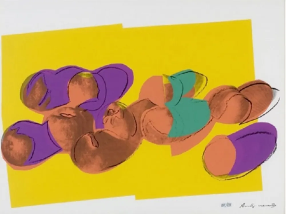 丝网印刷 Warhol - Space Fruit: Peaches 202 by Andy Warhol