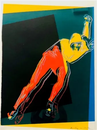 丝网印刷 Warhol - Speed Skater 1(from Art and Sports Portfolio)