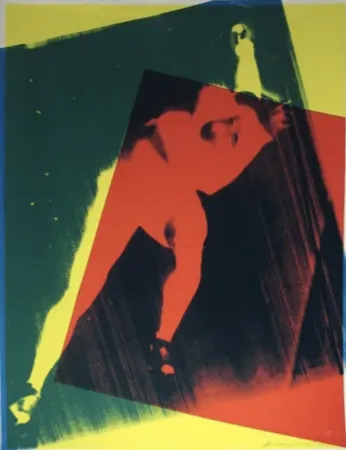 丝网印刷 Warhol - Speed Skater 3 (from Art and Sports Portfolio)