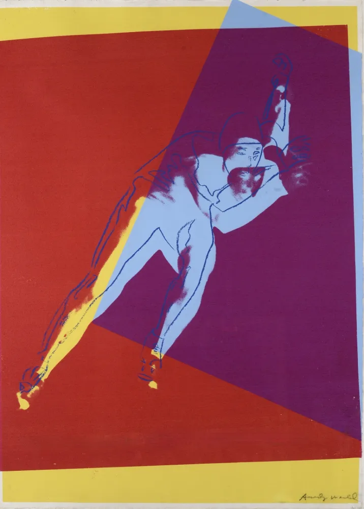 丝网印刷 Warhol - Speed Skater (from Art and Sports Portfolio)