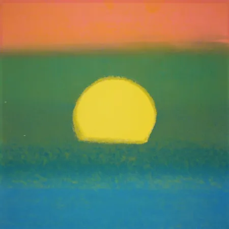 丝网印刷 Warhol - Sunset (Unique) (Blue/Green/Orange/Yellow)