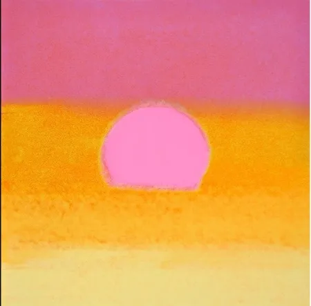 丝网印刷 Warhol - Sunset (Unique) (Pink/Yellow)