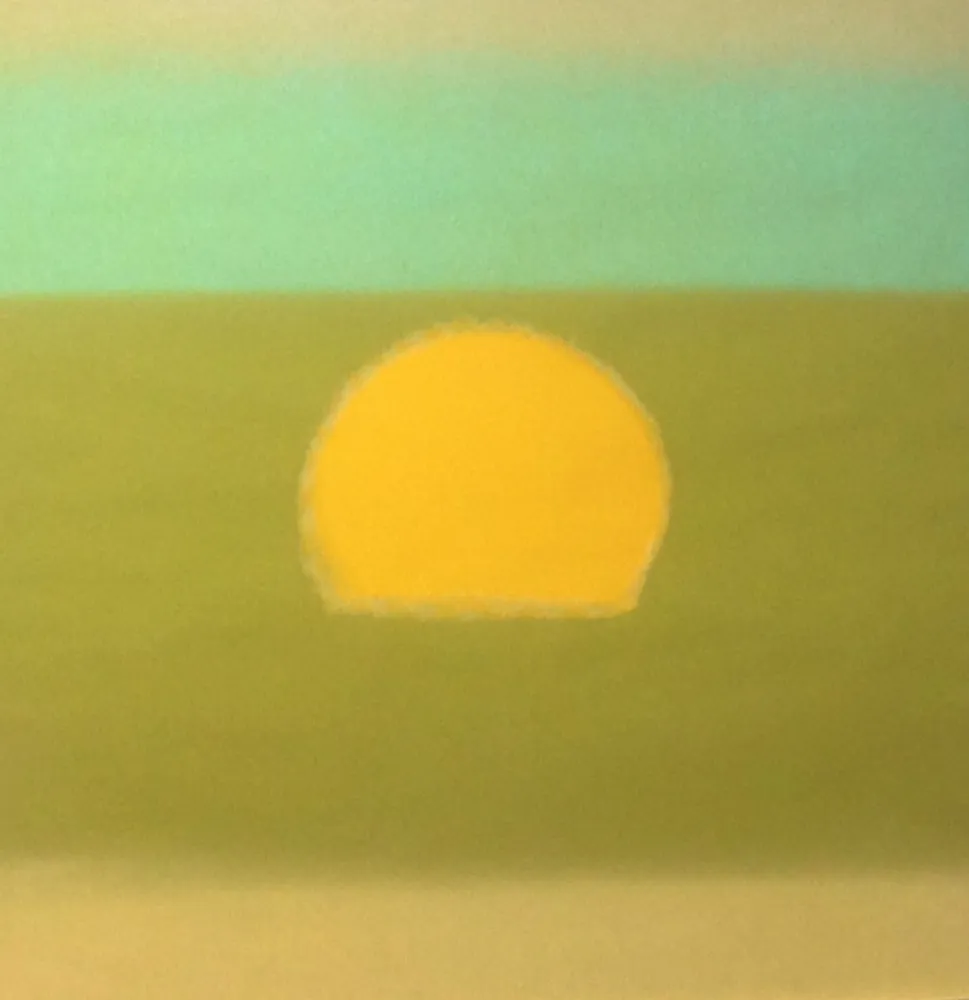 丝网印刷 Warhol - Sunset (Yellow/Green) (FS II.85)