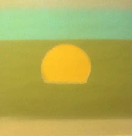 丝网印刷 Warhol - Sunset (Yellow/Green) (FS II.85)