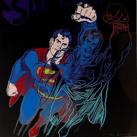 丝网印刷 Warhol - Superman (II.260) From Myths portfolio