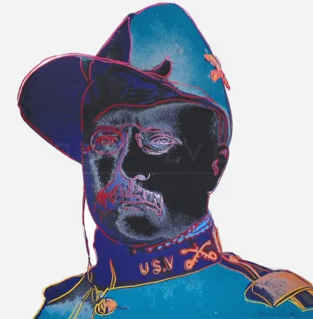 丝网印刷 Warhol - Teddy Roosevelt (FS II.386)