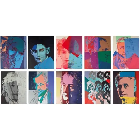 丝网印刷 Warhol - Ten Portraits of Jews of the Twentieth Century Trial Proof (Full Suite)