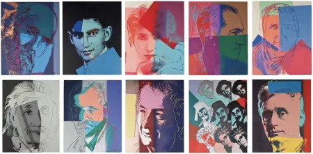 丝网印刷 Warhol - Ten Portraits of Jews of the Twentieth Century Trial Proof (Full Suite)