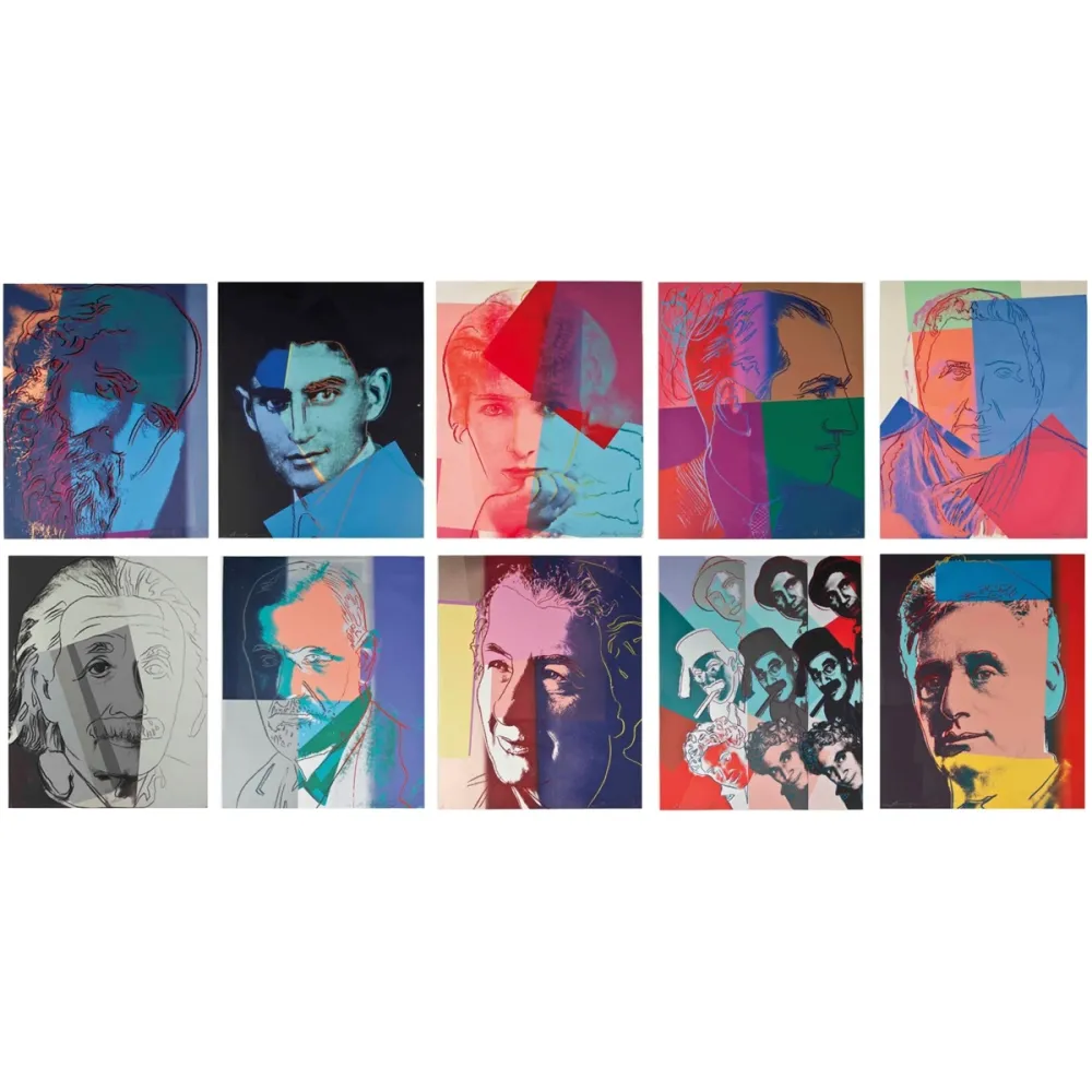 丝网印刷 Warhol - Ten Portraits of Jews of the Twentieth Century Trial Proof (Full Suite)