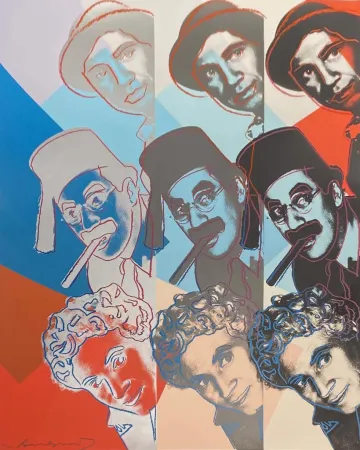 丝网印刷 Warhol - The Marx Brothers, II.232, from Ten Portraits of Jews of the Twentieth Century