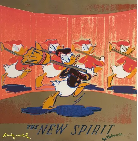 胶版印刷 Warhol - The New Spirit (Donald Duck),