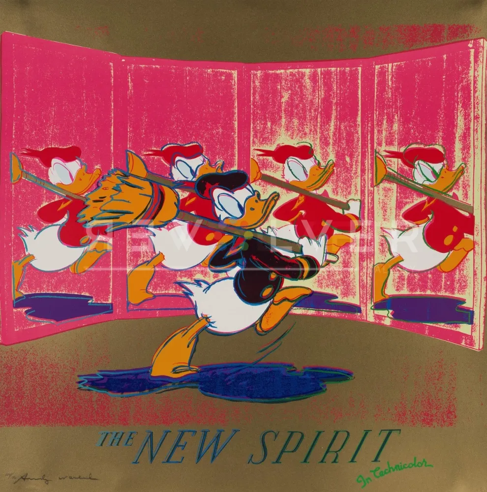 丝网印刷 Warhol - The New Spirit (Donald Duck) (FS II.357)