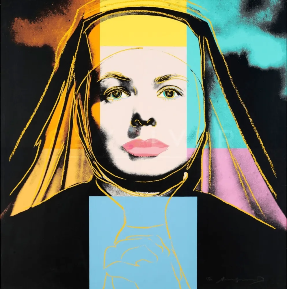 丝网印刷 Warhol - The Nun, Ingrid Bergman (FS II.314)