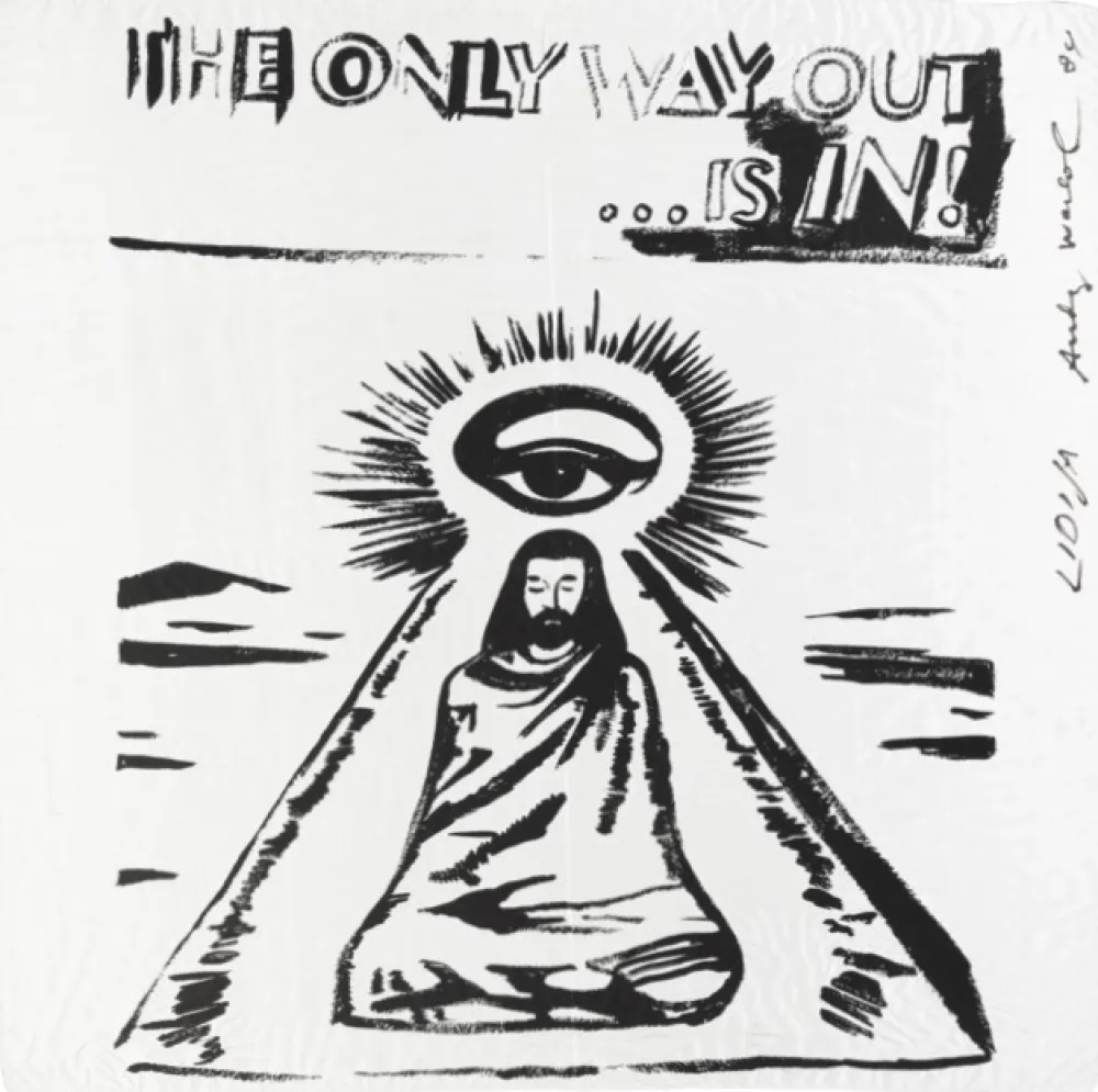 丝网印刷 Warhol - The Only Way Out is In (FS IIIA.55) (Silk Scarf) 