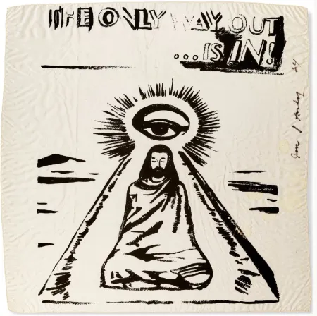 丝网印刷 Warhol - The Only Way Out is In (FS IIIA.55) (Silk Scarf) 
