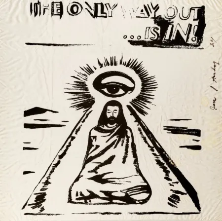 丝网印刷 Warhol - The Only Way Out is In (FS IIIA.55) (Silk Scarf) 