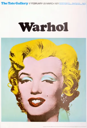 石版画 Warhol - The Tate Gallery - Marilyn Monroe, 1971.