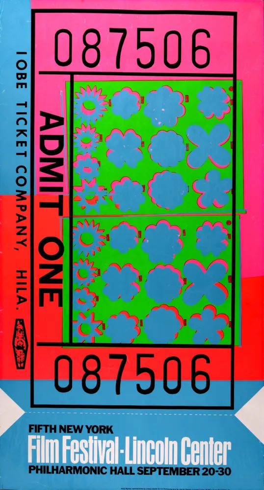 丝网印刷 Warhol - Ticket for Lincoln Center, 1967