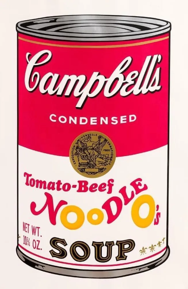 丝网印刷 Warhol - Tomato-Beef Noodle O’s (FS II.61)