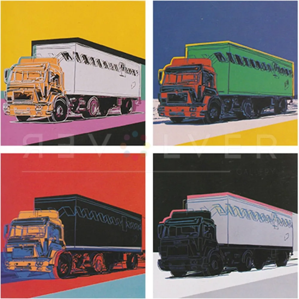丝网印刷 Warhol - Truck, Complete Portfolio (FS II.367-II.370)