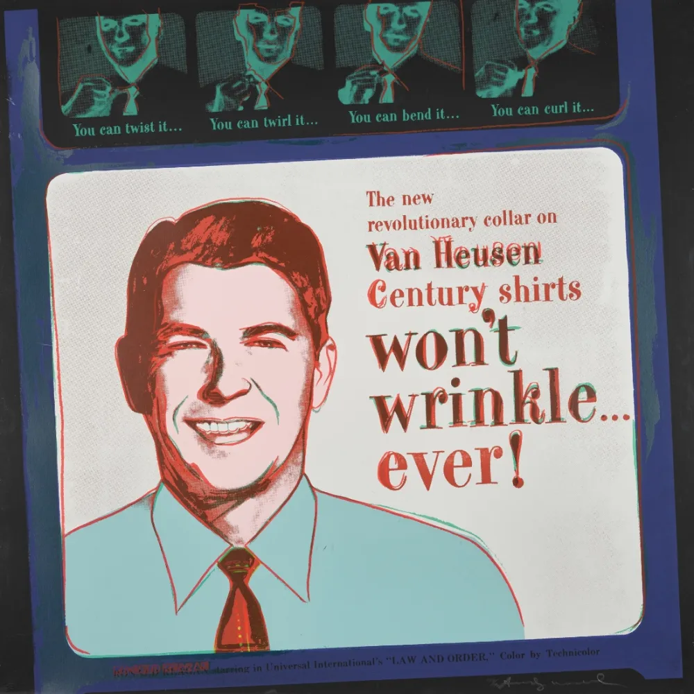 丝网印刷 Warhol - Van Heusen (Ronald Regan) (FS II.356)