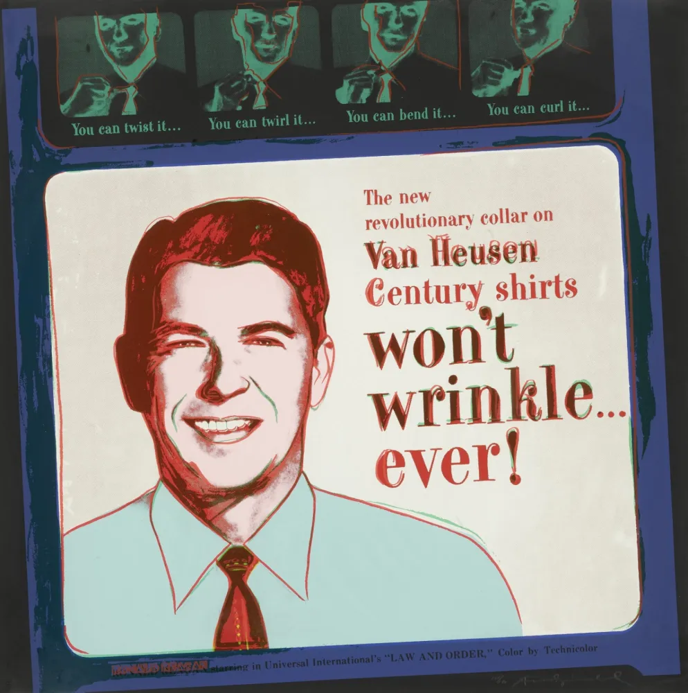 丝网印刷 Warhol - Van Heusen (Ronald Regan) (FS II.356)