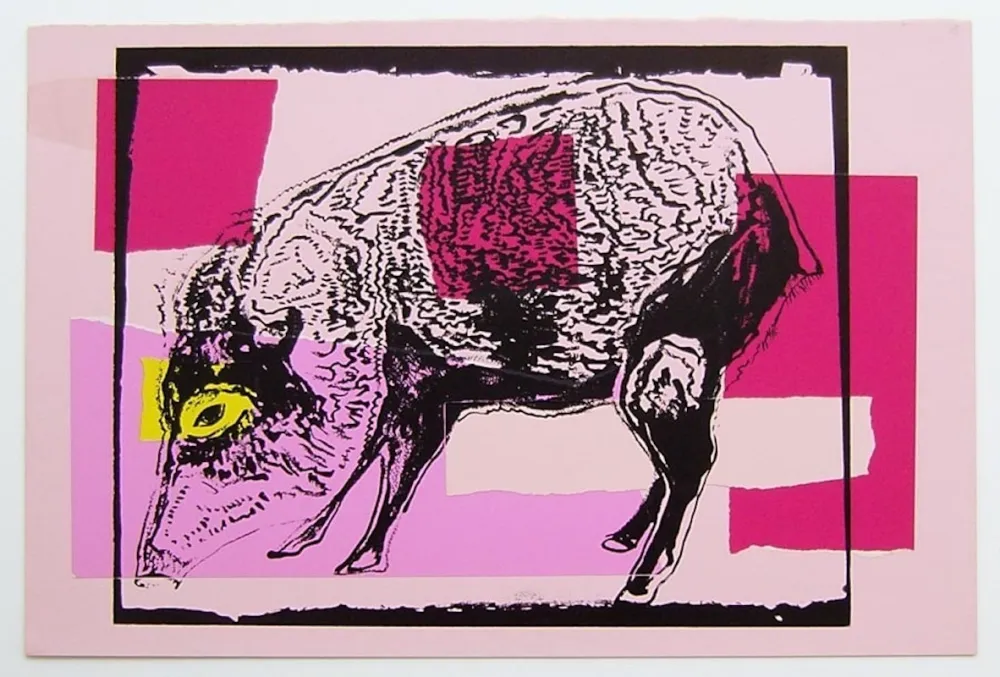 丝网印刷 Warhol - Vanishing Animals: Giant Chaco Peccary