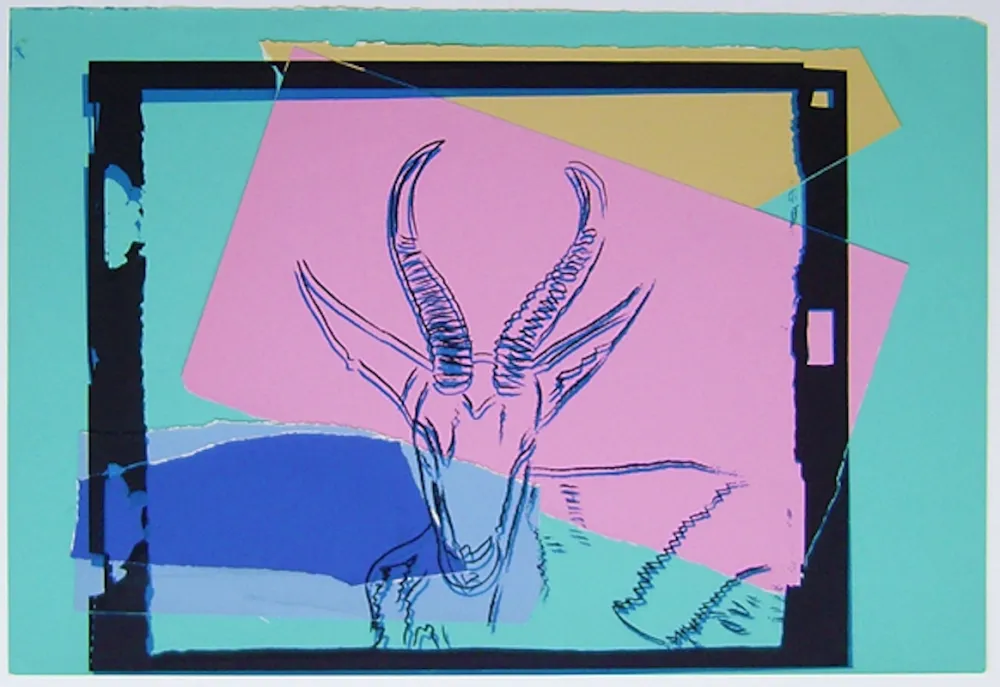 丝网印刷 Warhol - Vanishing Animals: Sommering Gazelle