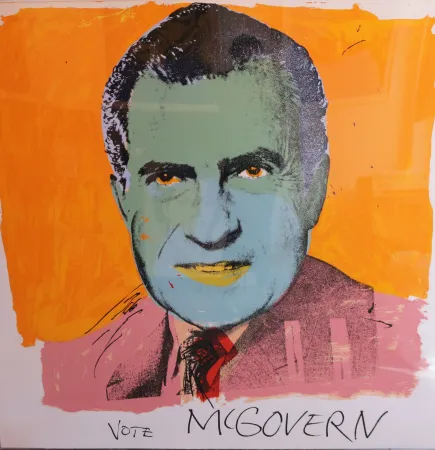 丝网印刷 Warhol - Vote McGovern