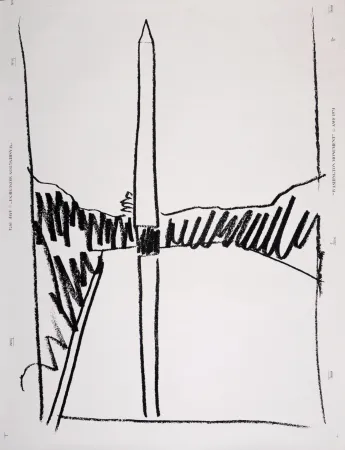 丝网印刷 Warhol - Washington Monument, 1974