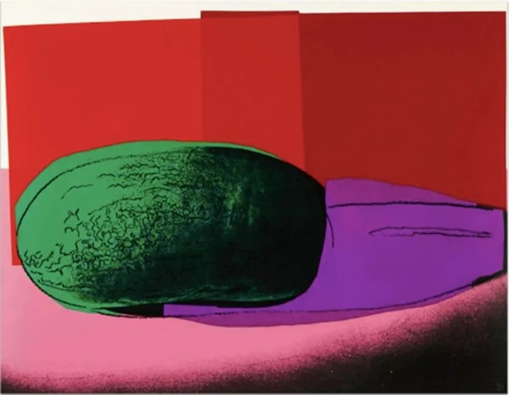 丝网印刷 Warhol - Watermelon (Space Fruit: Still Lifes - FS II.199)