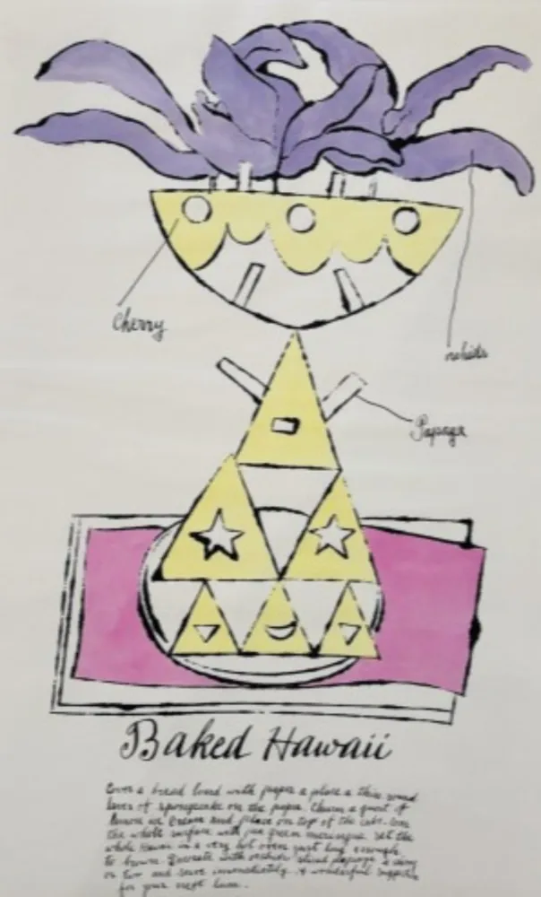 胶版印刷 Warhol - Wild Raspberries IV 137A (Baked Hawaii)