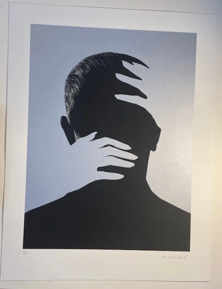 丝网印刷 Webb - Embrace (silver)