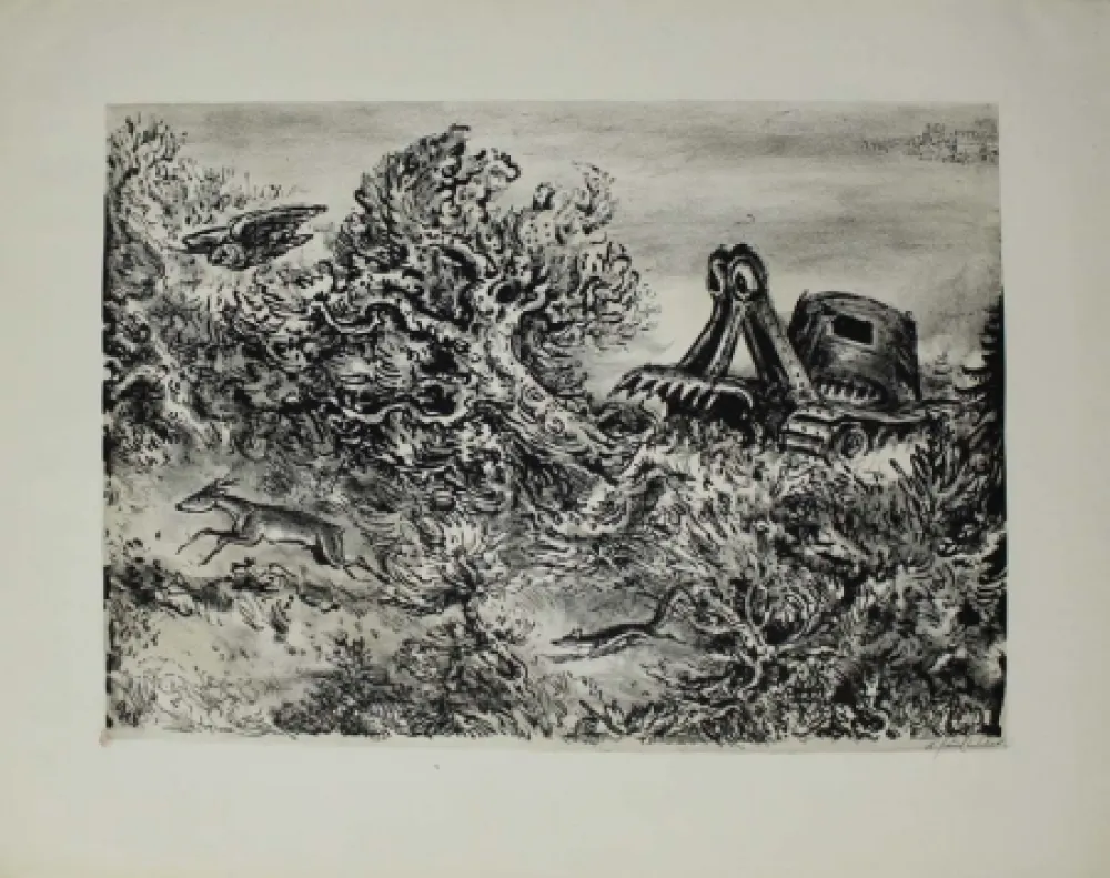 石版画 Weber - Fortschritt / Progress