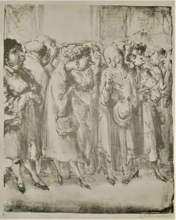 石版画 Weber - Im Prado II (In the Prado, II)