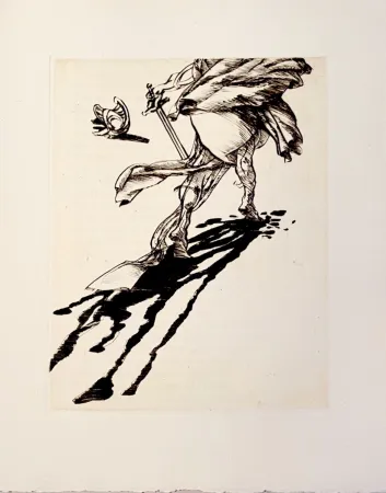 干刻版画 Weisbuch - Horace