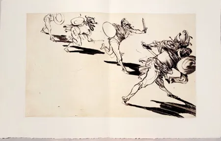 干刻版画 Weisbuch - Horace