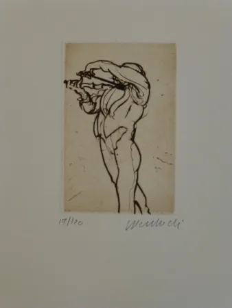 版画 Weisbuch - Violoniste 