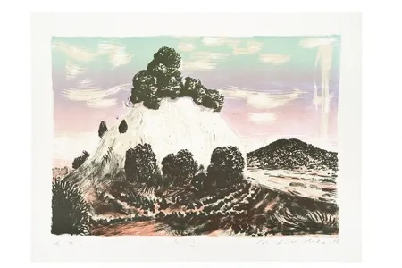 石版画 Weischer - Berg
