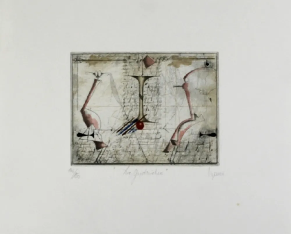 版画 Werner - Die Geistreichen